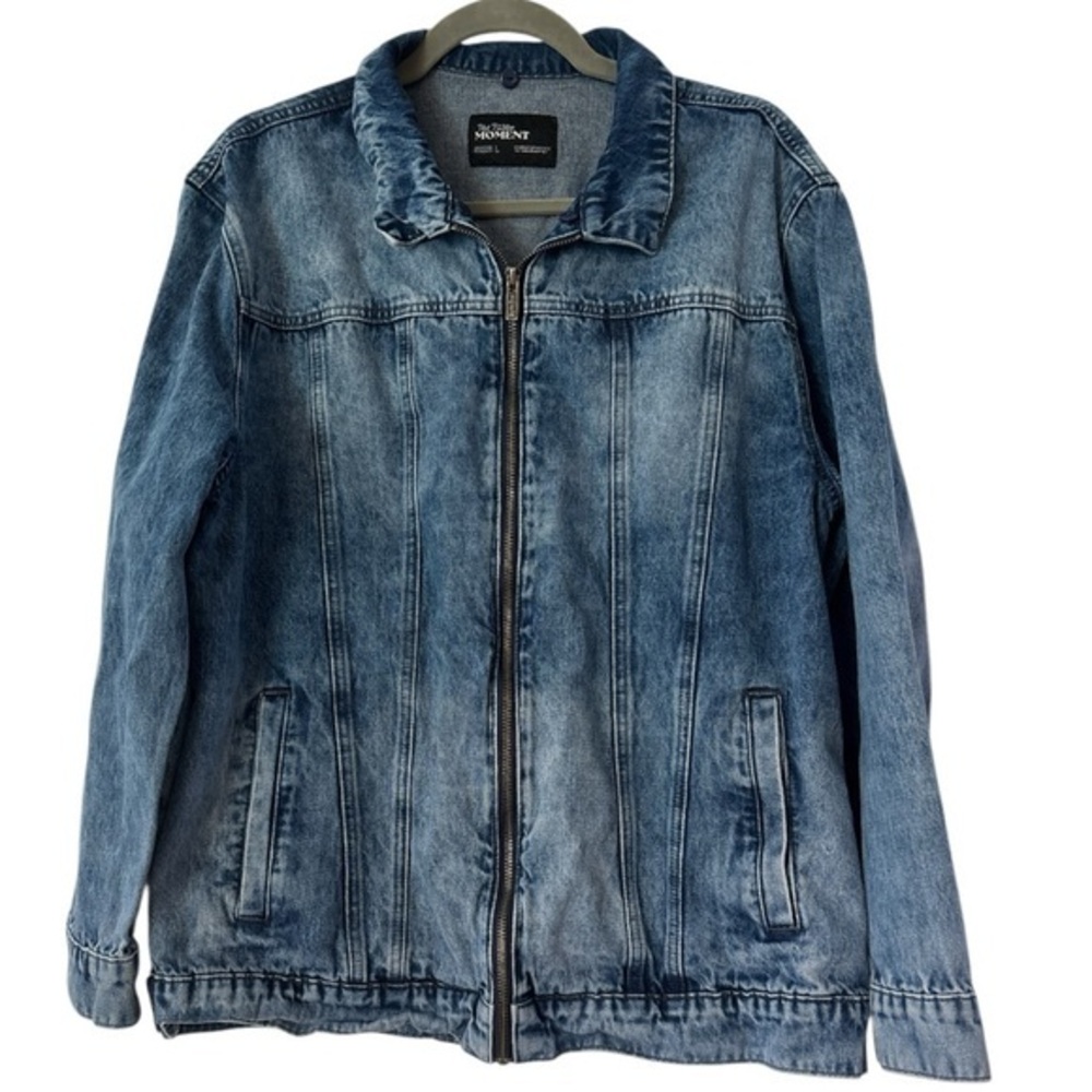 Revolt The Tubbo Moment by The Sea Men’s Denim Jacket Size Large